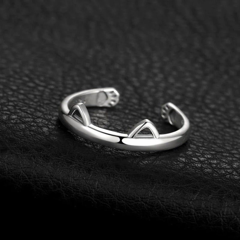 ZYLU Kitten Ring