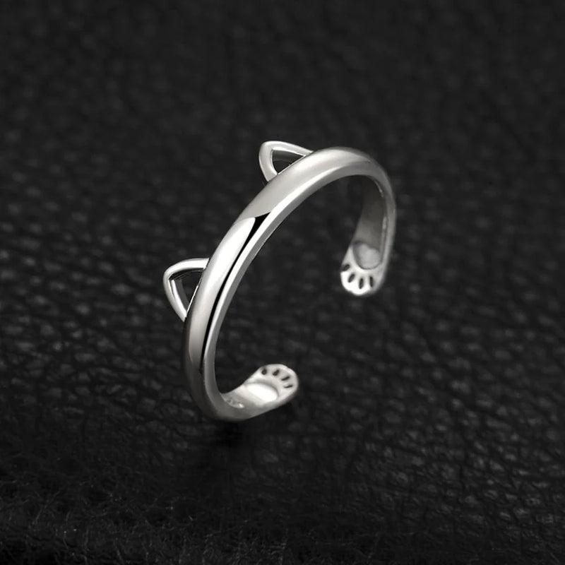 ZYLU Kitten Ring